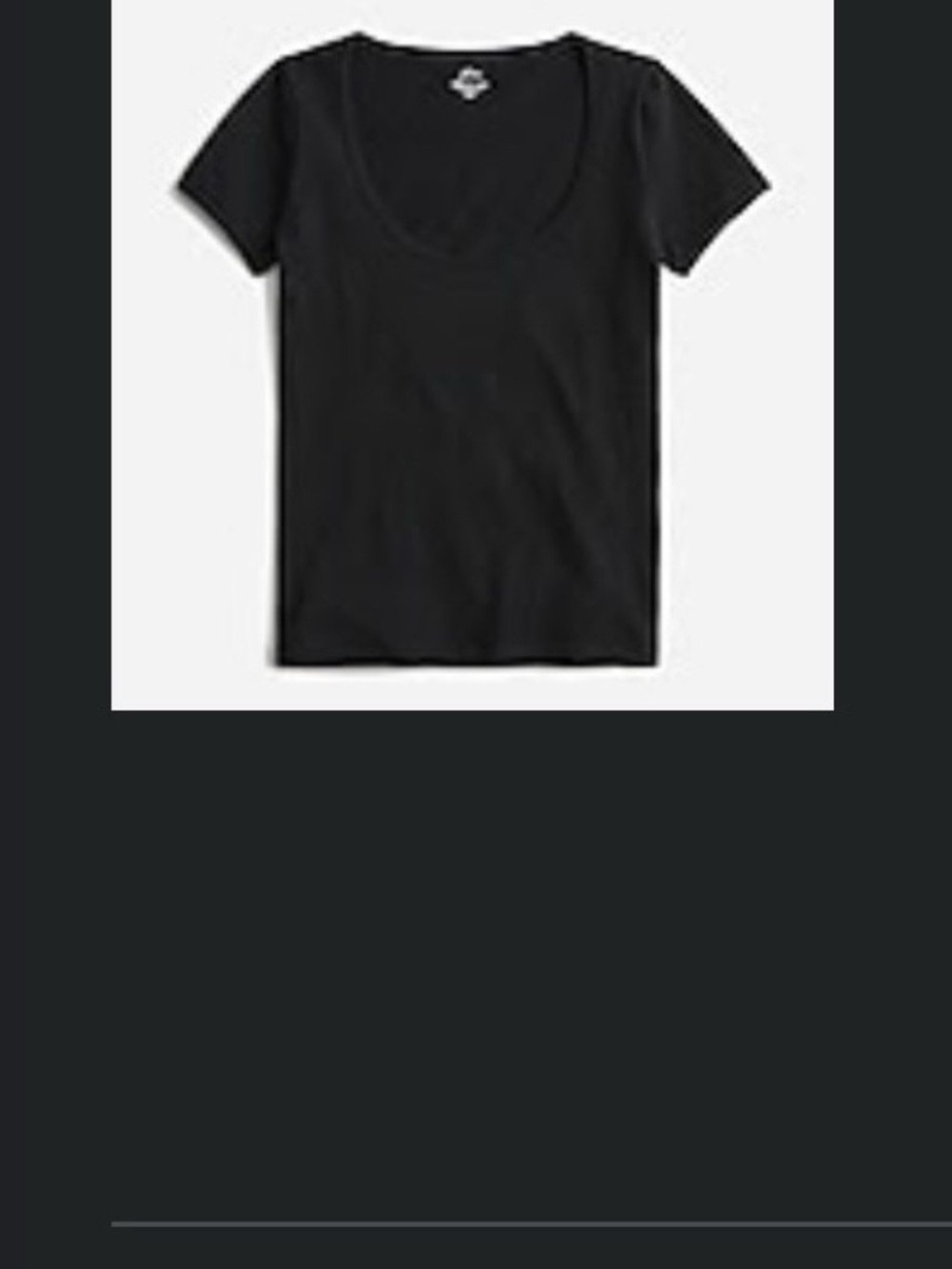 J. Crew 90s cropped organic slub cotton scoop t-shirts - Set of 3 - Picture 10 of 10